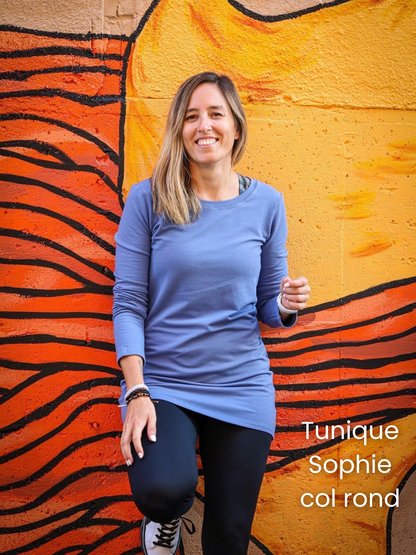 PRÉCOMMANDE - Tunique Sophie manches longues - Bambou OUATÉ