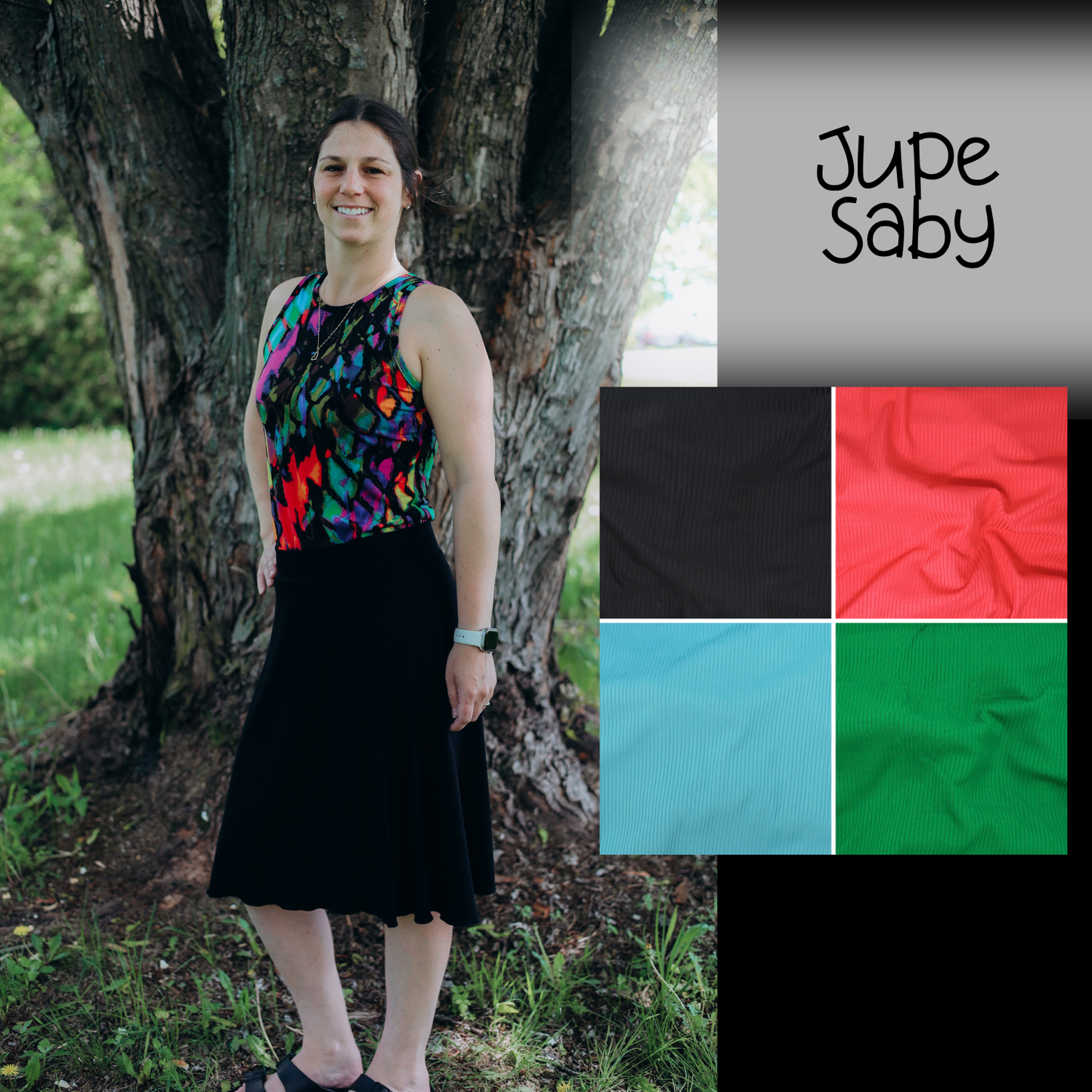 PRÉCOMMANDE - Jupe Saby - RIB