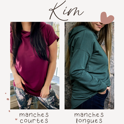 PRÉCOMMANDE - Chandail Kim manches longues - BAMBOU MINCE