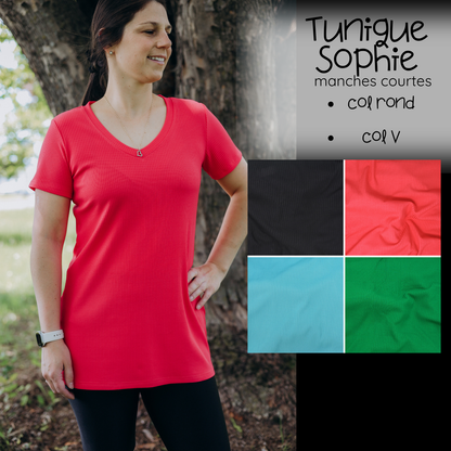 PRÉCOMMANDE - Tunique Sophie manches courtes - RIB