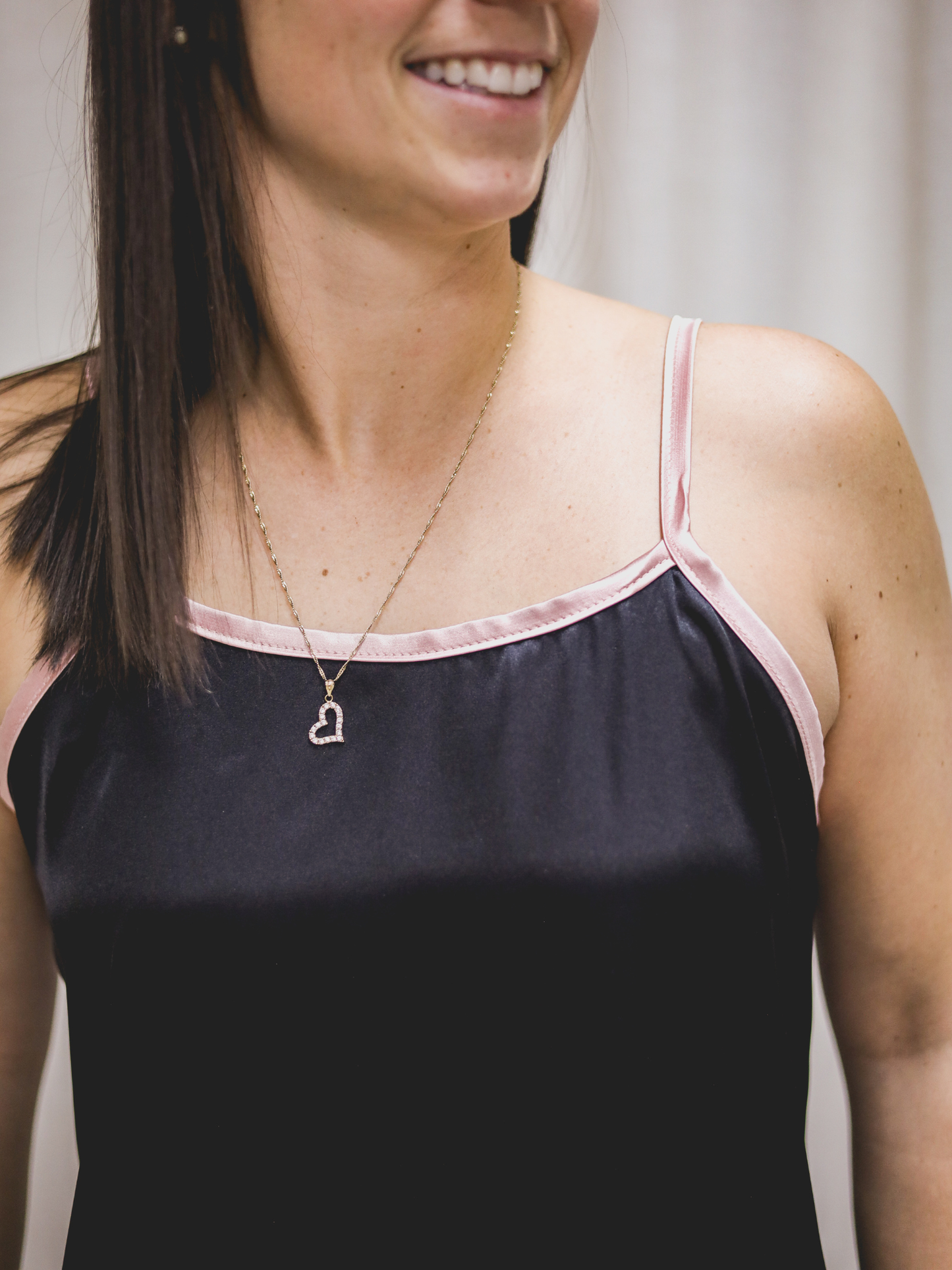 Camisole Satin - Noir