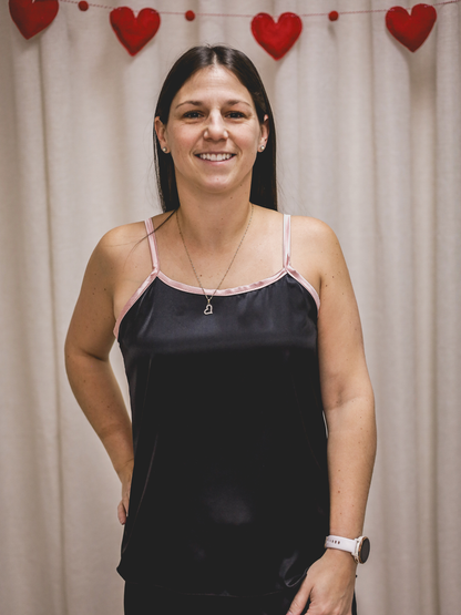 Camisole Satin - Noir