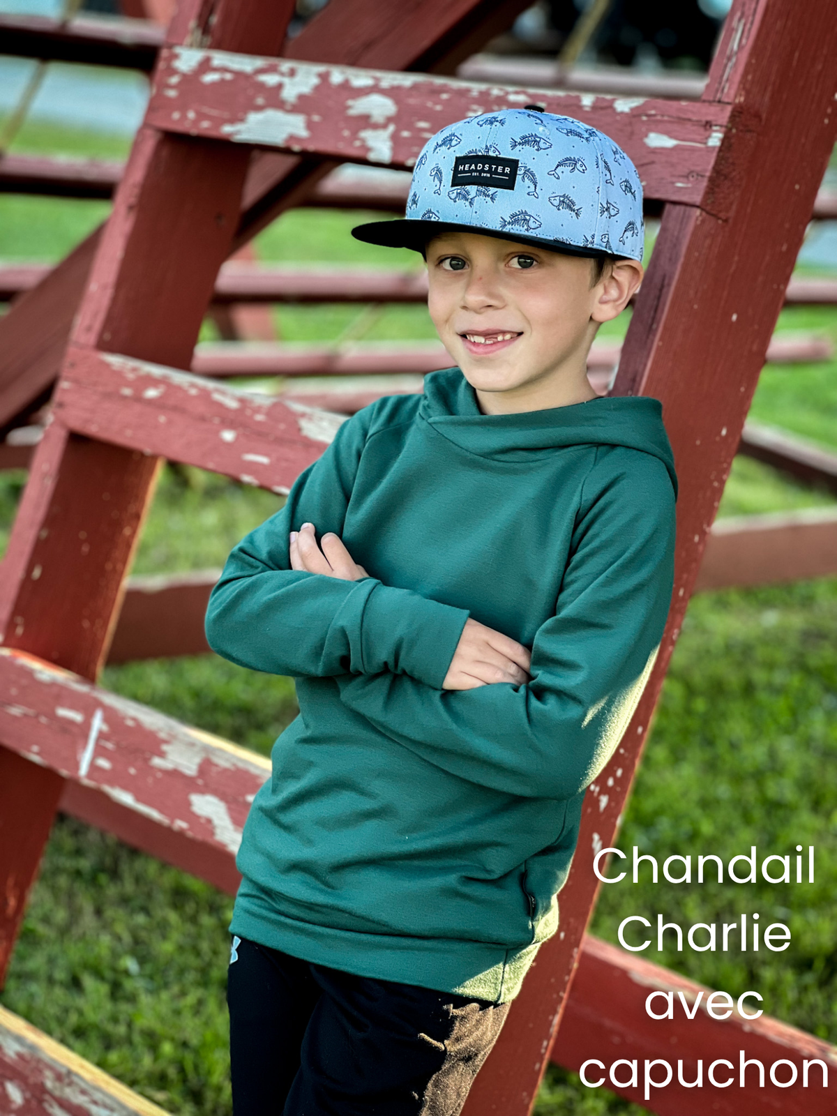 PRÉCOMMANDE - Chandail Charlie - FRENCH TERRY de bambou