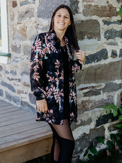 Chemise Joey - Fleurs brouillées