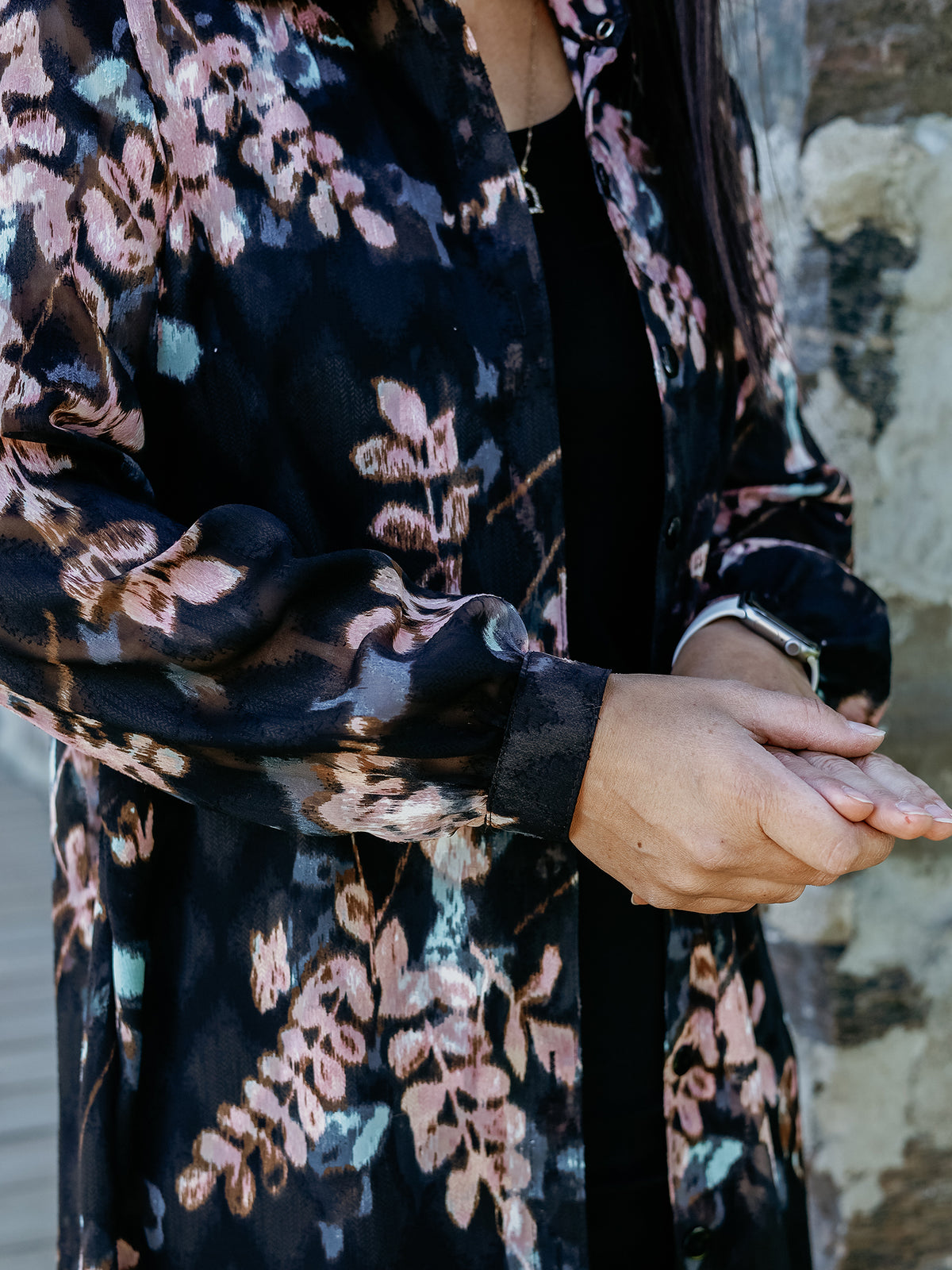 Chemise Joey - Fleurs brouillées