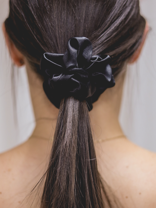 Choux St-Valentin - Noir - Satin