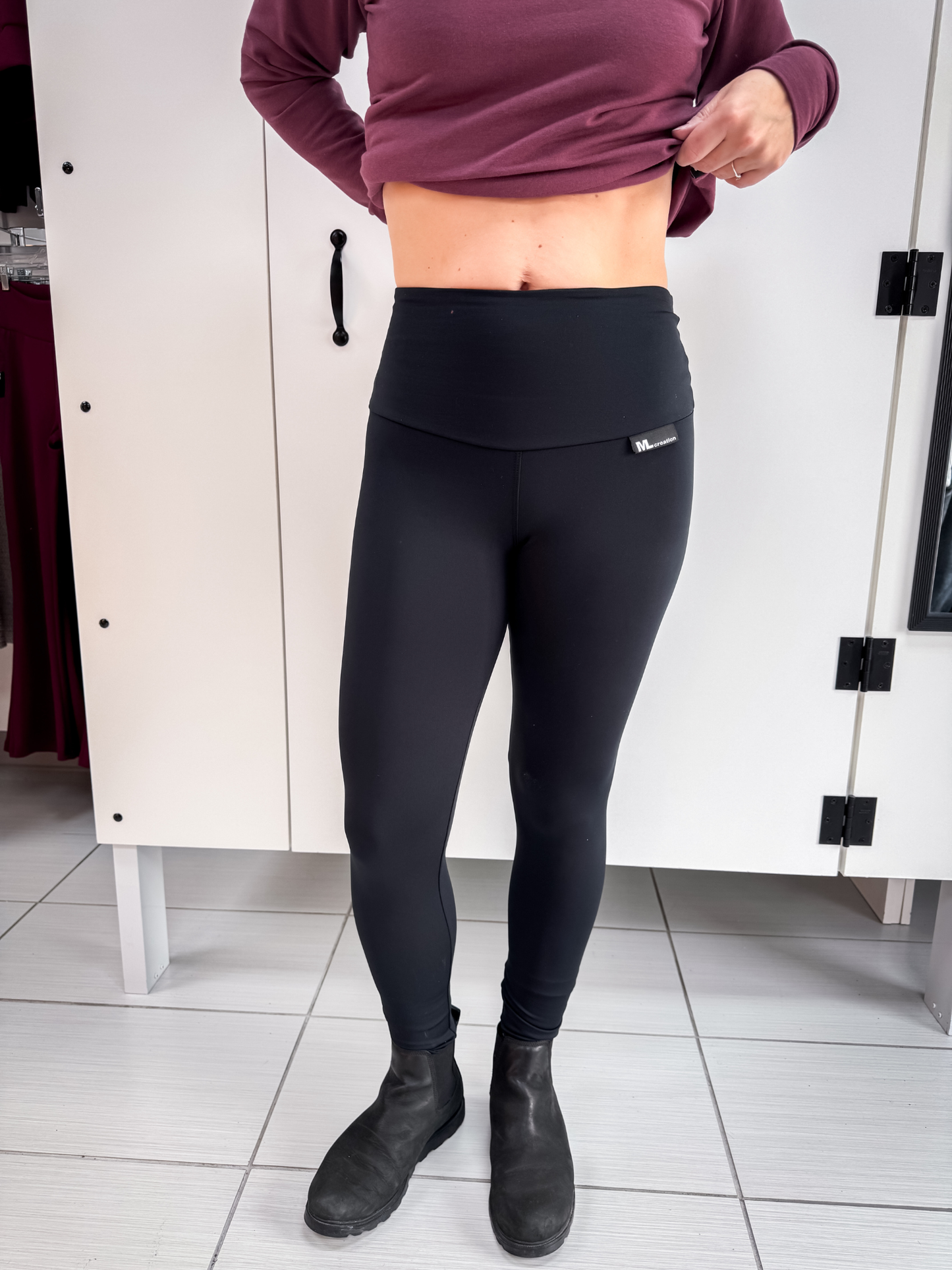 Leggings TA Long - Mi-saison - Noir