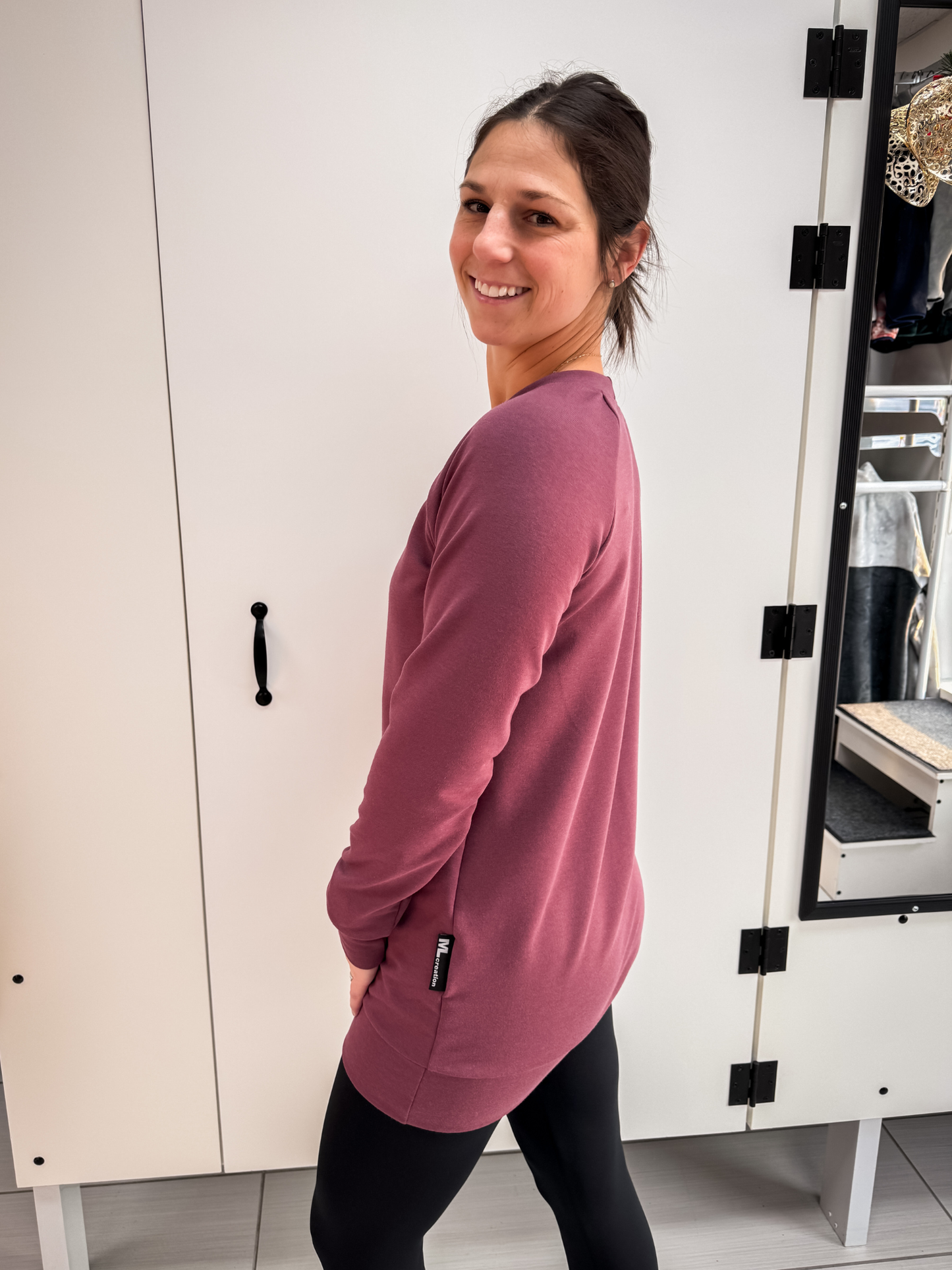 Tunique Vanessa avec col - Betterave