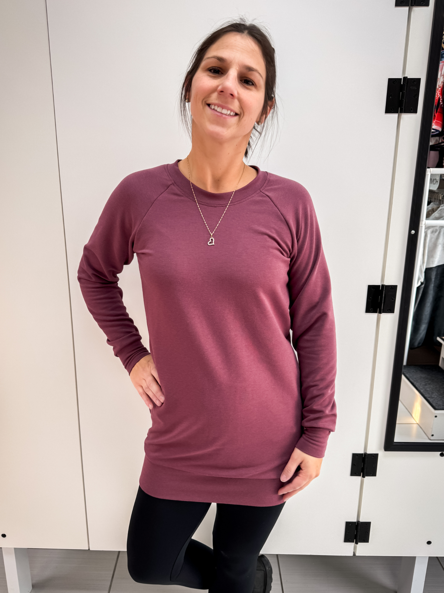 Tunique Vanessa avec col - Betterave