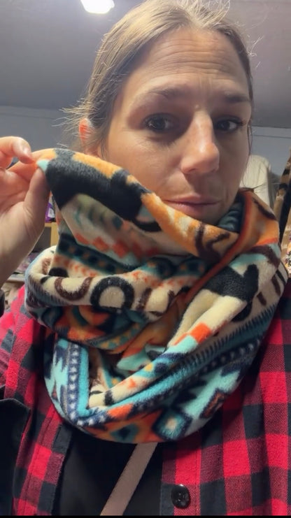 Foulard infini - Chevaux/Fer