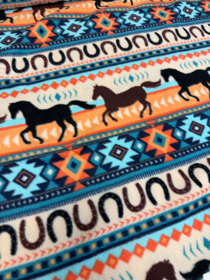 Foulard infini - Chevaux/Fer