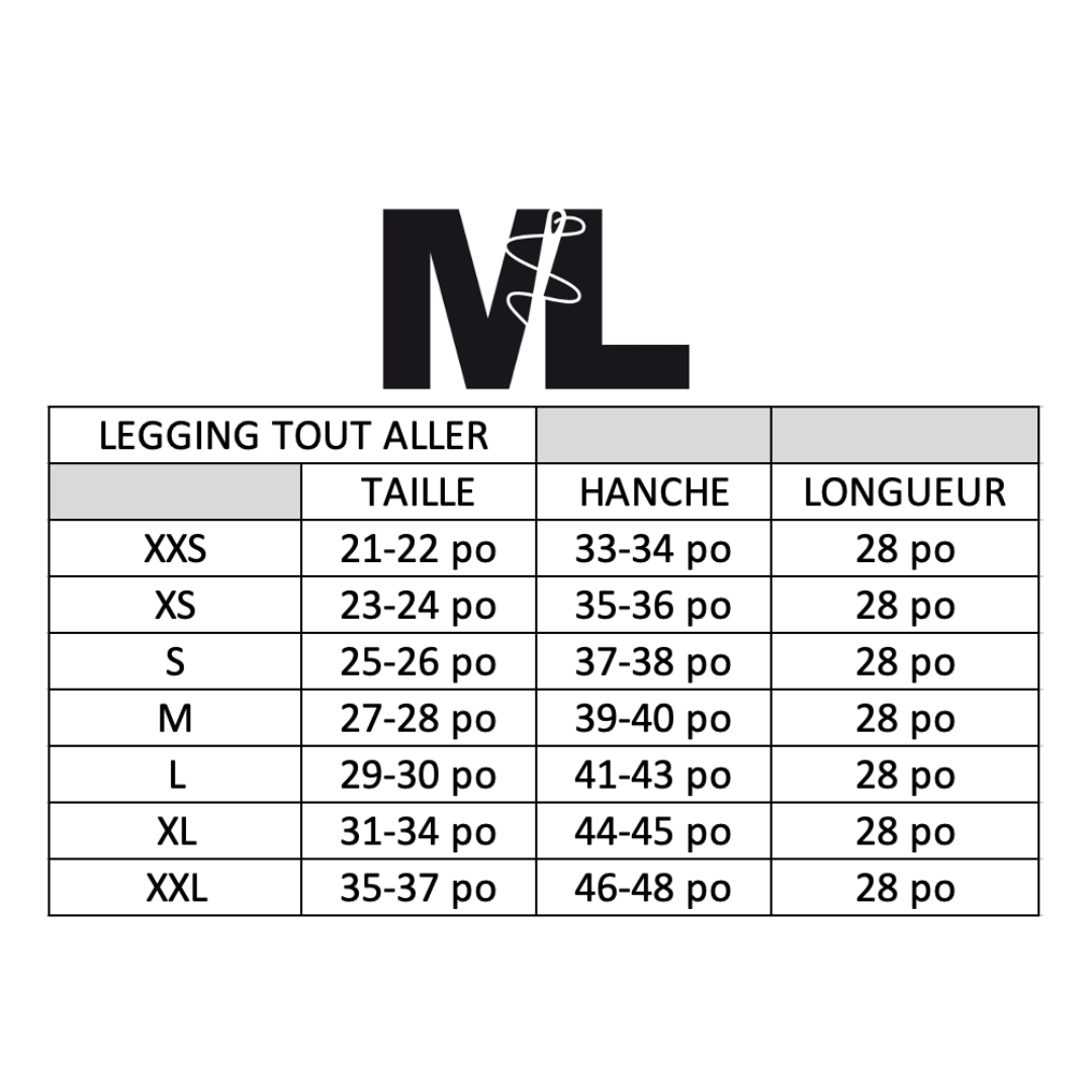 Leggings TA - Long - Caméléon