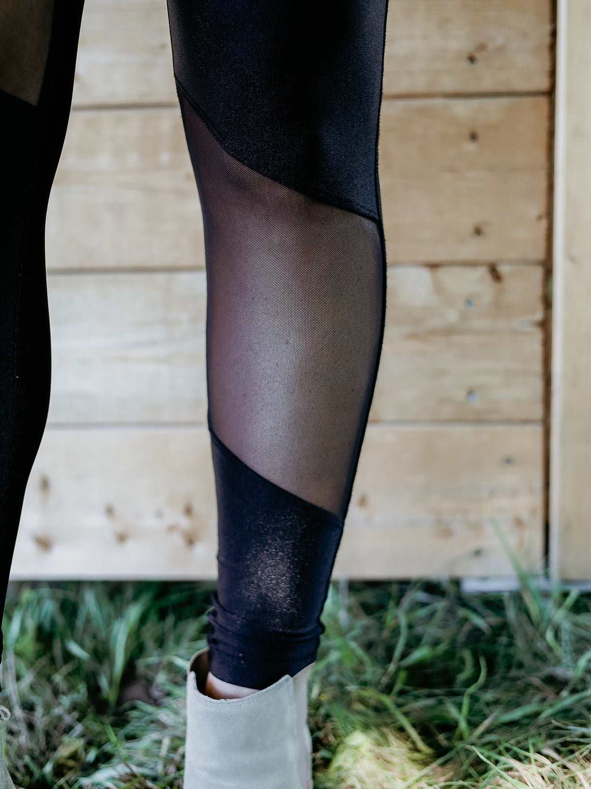 Leggings Julie - Noir/Filet