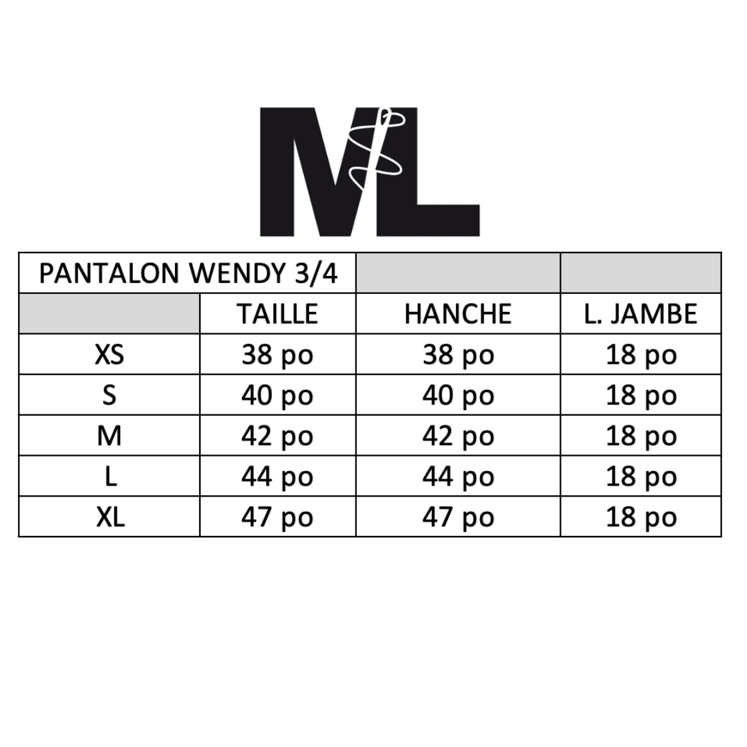 Pantalon Wendy - 3/4 - Jeans