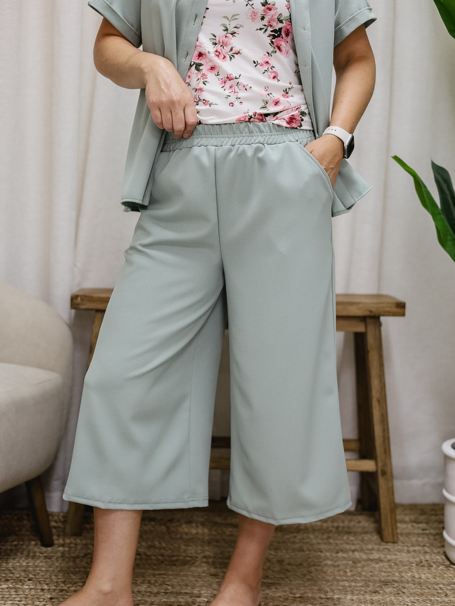Pantalon Margot - Sauge