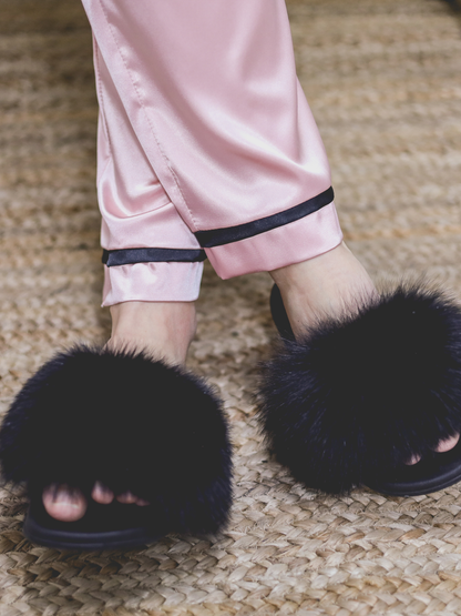 Pantalon Satin - Blush