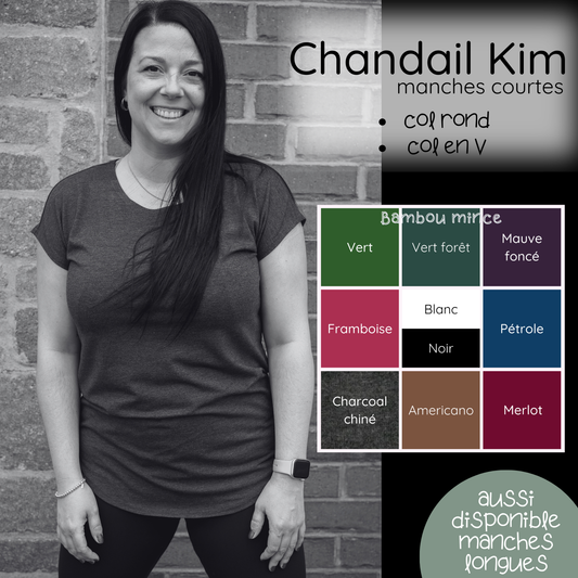 PRÉCOMMANDE - T-shirt Kim - Bambou MINCE