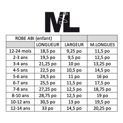 Robe Abi - Noir/Fleurs fond bourg.