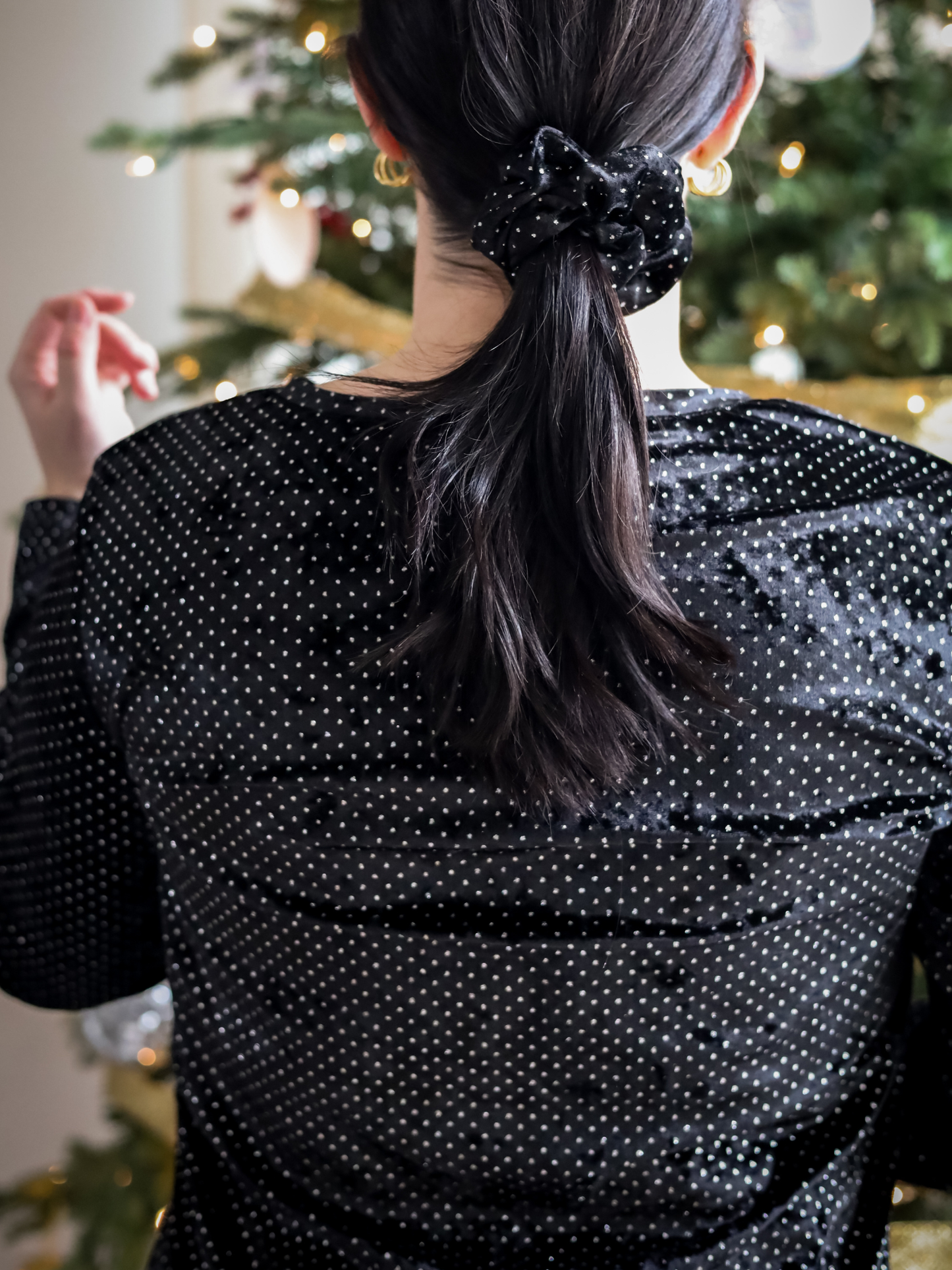 Robe Linda - Velours scintillant