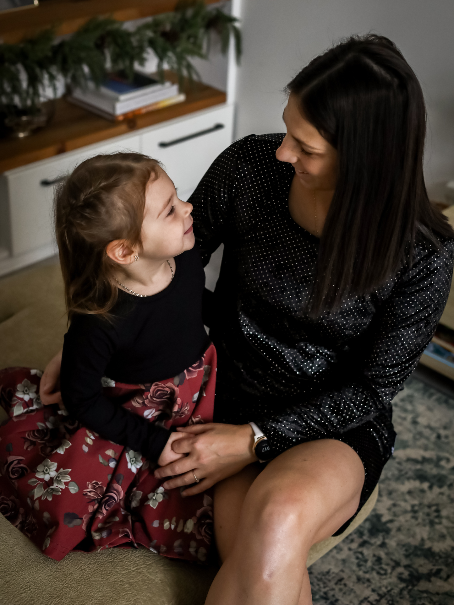 Robe Linda - Velours scintillant