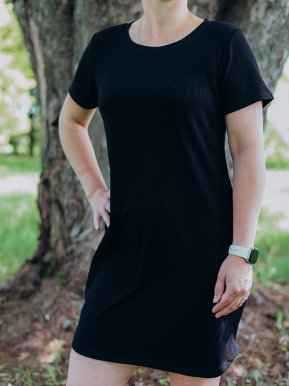 PRÉCOMMANDE - Robe Sophie manches courtes - RIB