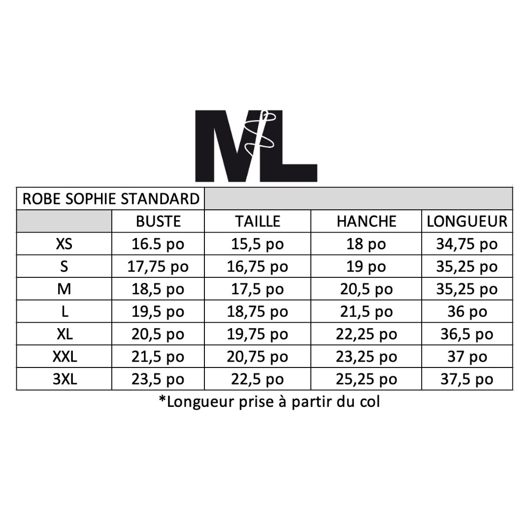 PRÉCOMMANDE - Robe Sophie manches courtes - RIB de bambou