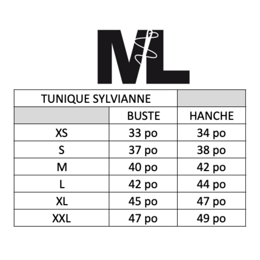 Tunique Sylvianne MC - Bleu Acier