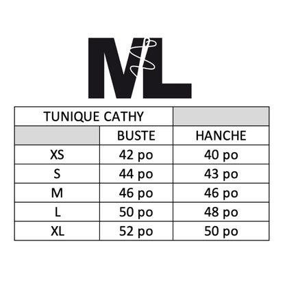 Tunique Cathy - Noire