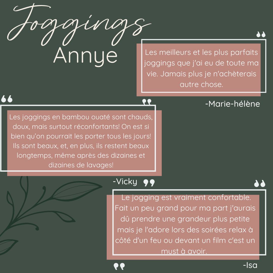 Jogging Annye - Rosebrown chiné
