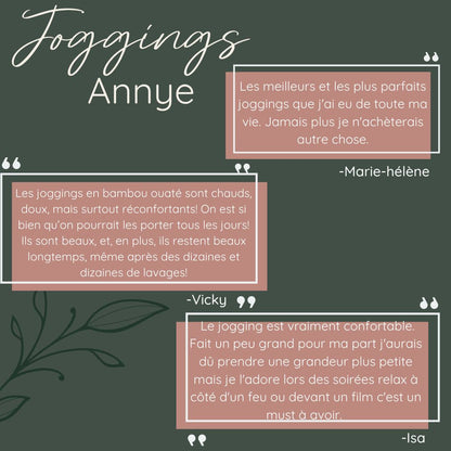 Jogging Annye - Rosebrown chiné