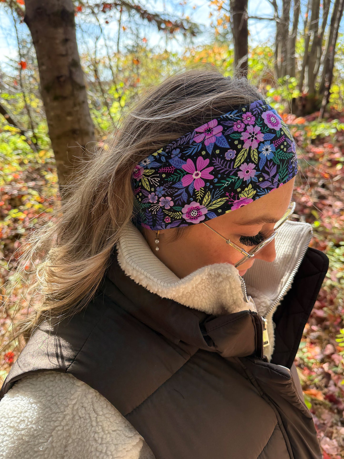 Bandeau doublé - Punch Fuschia