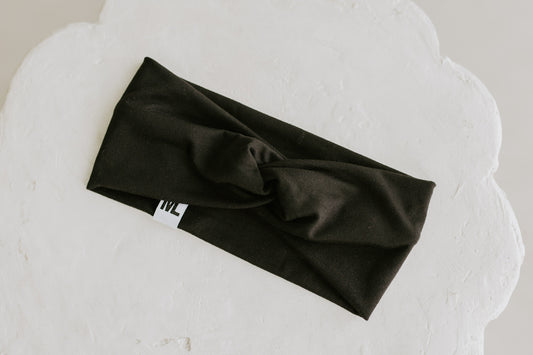 Bandeau torsadé - Noir - DB