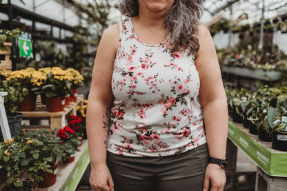 Camisole Anne-Sophie - Fleur de jardin