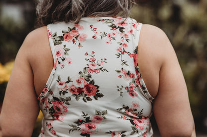 Camisole Anne-Sophie - Fleur de jardin
