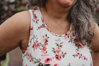 Camisole Anne-Sophie - Fleur de jardin