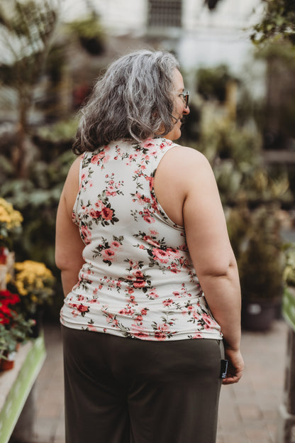 Camisole Anne-Sophie - Fleur de jardin