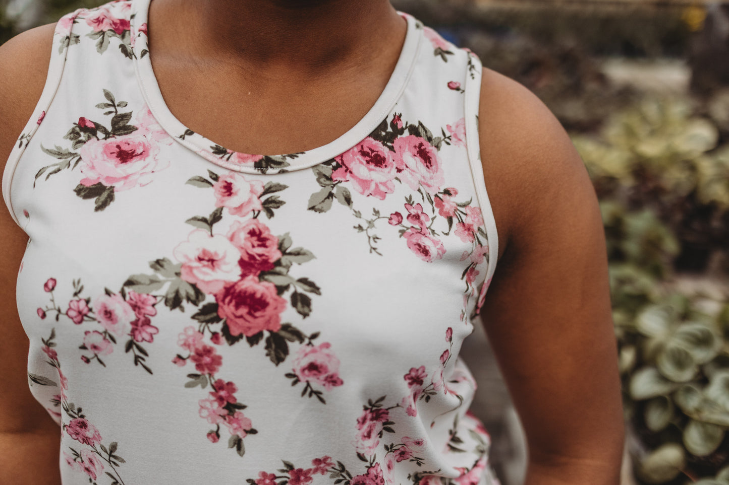 Camisole Anne-Sophie - Fleur de jardin