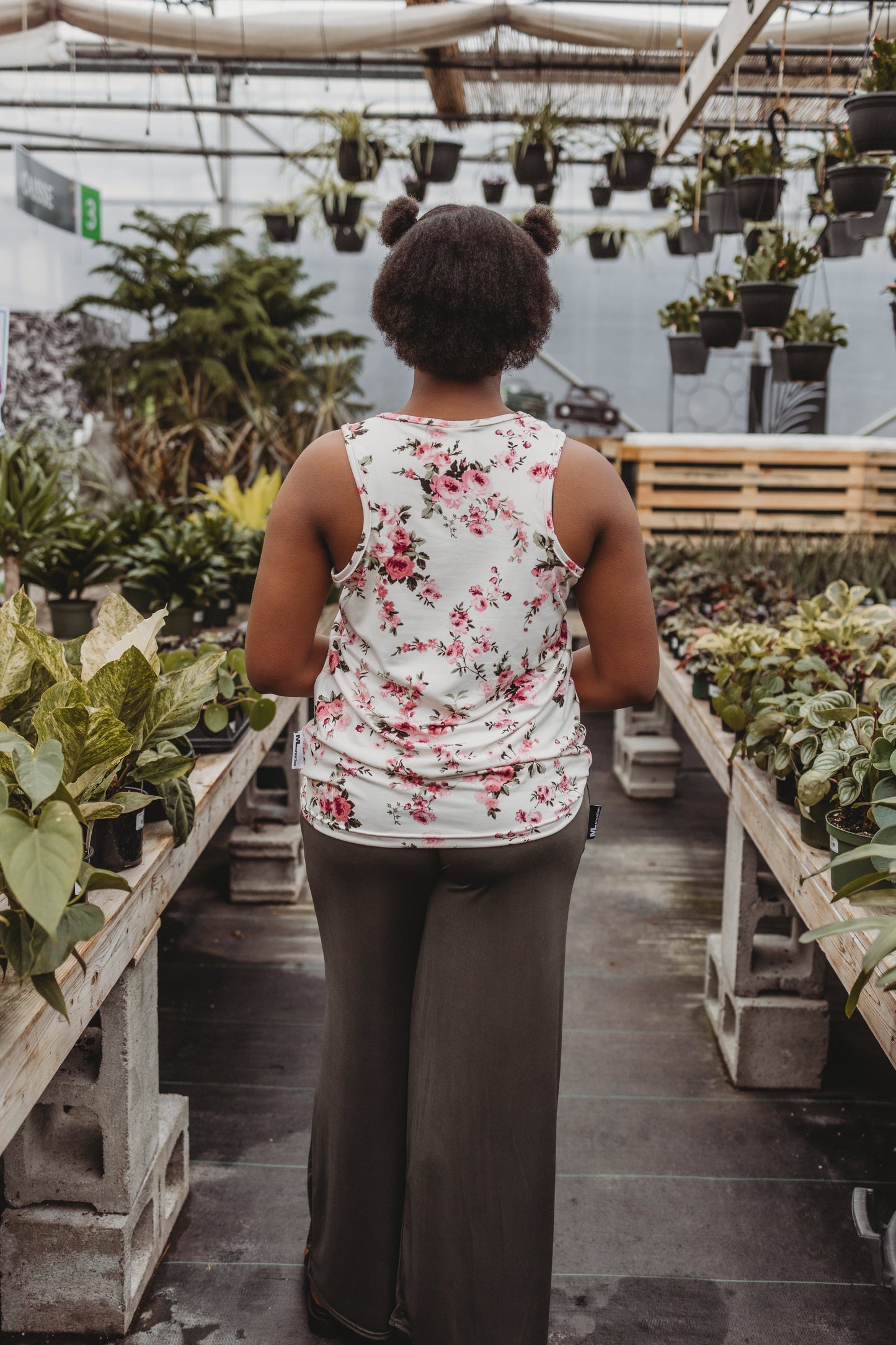 Camisole Anne-Sophie - Fleur de jardin