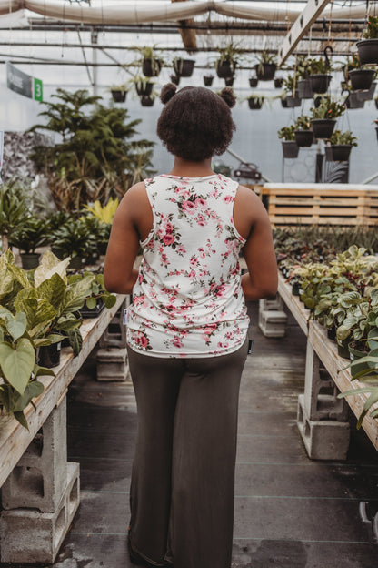 Camisole Anne-Sophie - Fleur de jardin