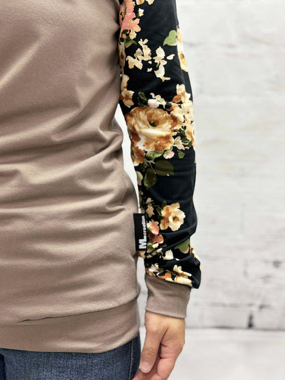 Chandail Catherine - Fleur crème/Beige