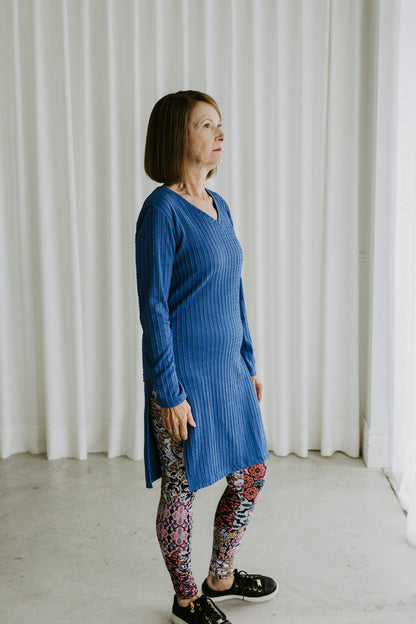 Chandail Clara - Bleu tressé