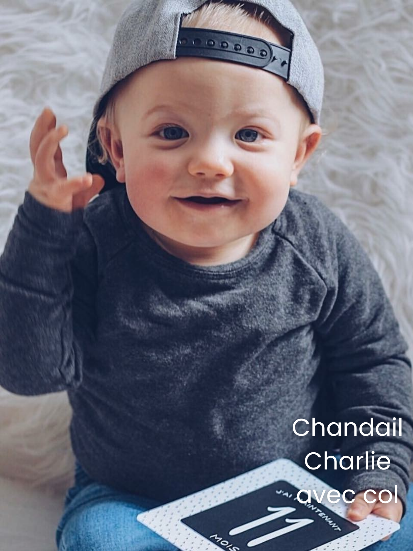 PRÉCOMMANDE - Chandail Charlie - FRENCH TERRY de bambou