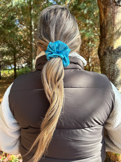 Choux - Bleu Peacock - Satin