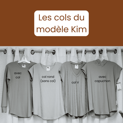 PRÉCOMMANDE - Chandail Kim manches longues - Bambou OUATÉ