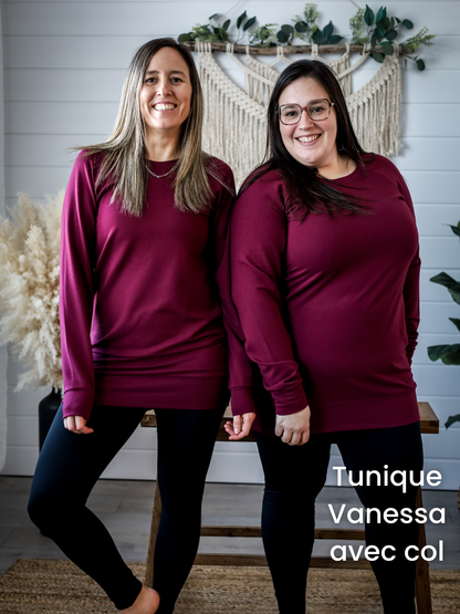 PRÉCOMMANDE - Tunique Vanessa - French terry de bambou