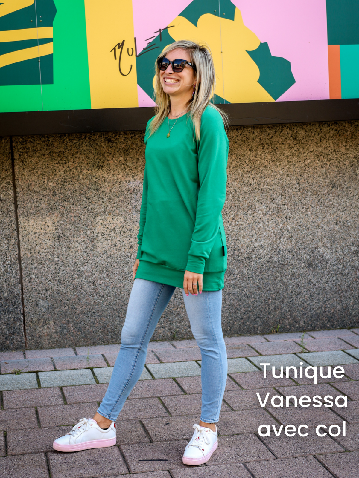 PRÉCOMMANDE - Tunique Vanessa - French terry de bambou