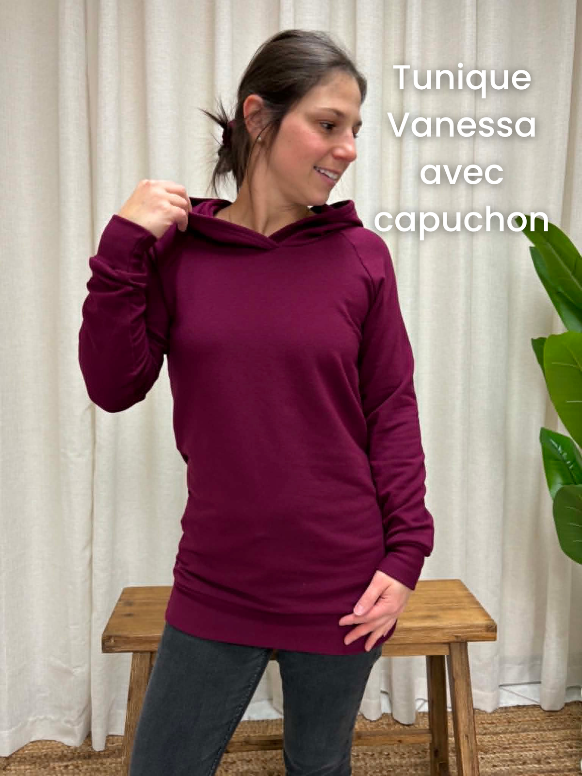 PRÉCOMMANDE - Tunique Vanessa - French terry de bambou