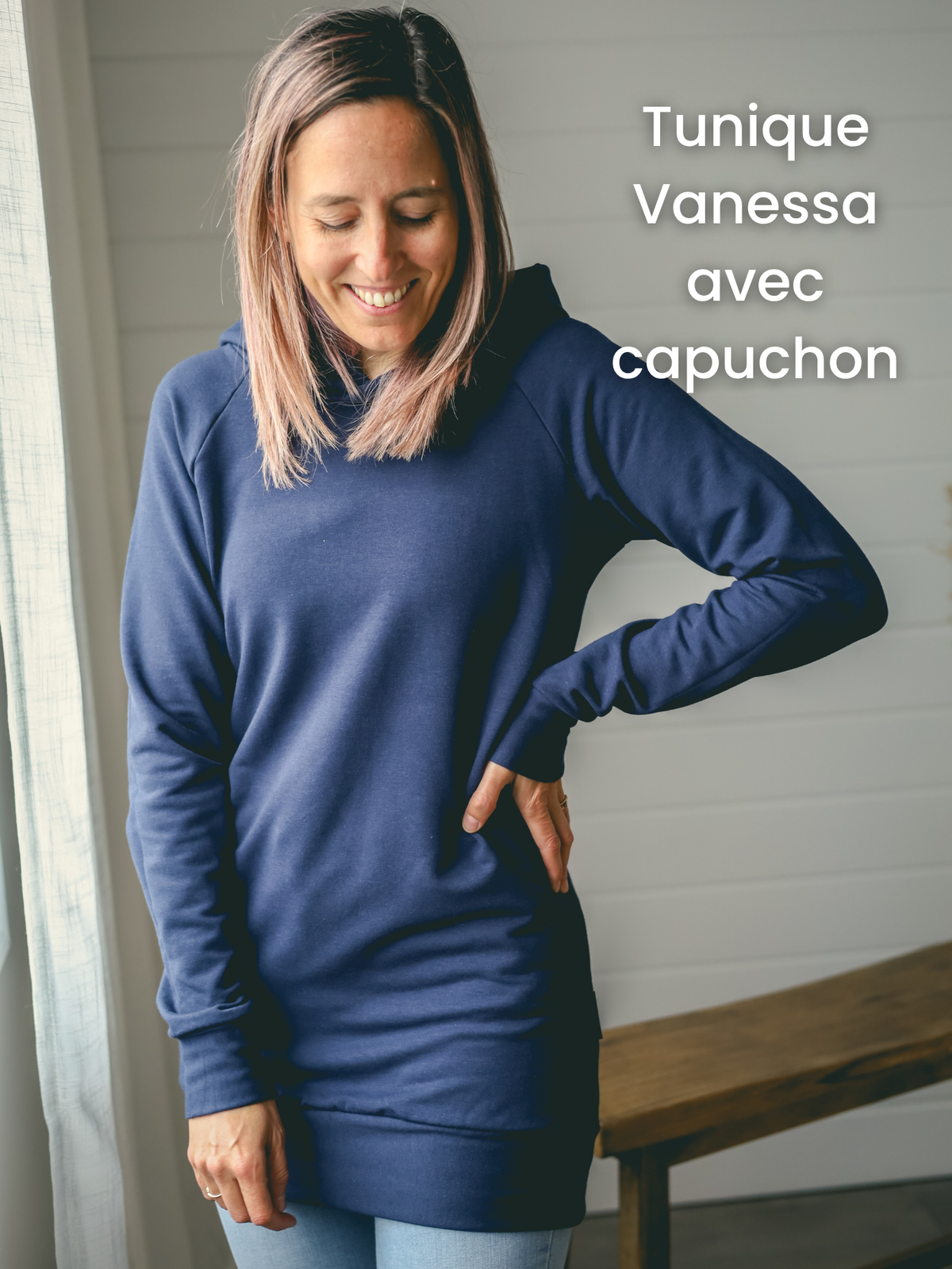 PRÉCOMMANDE - Tunique Vanessa - French terry de bambou