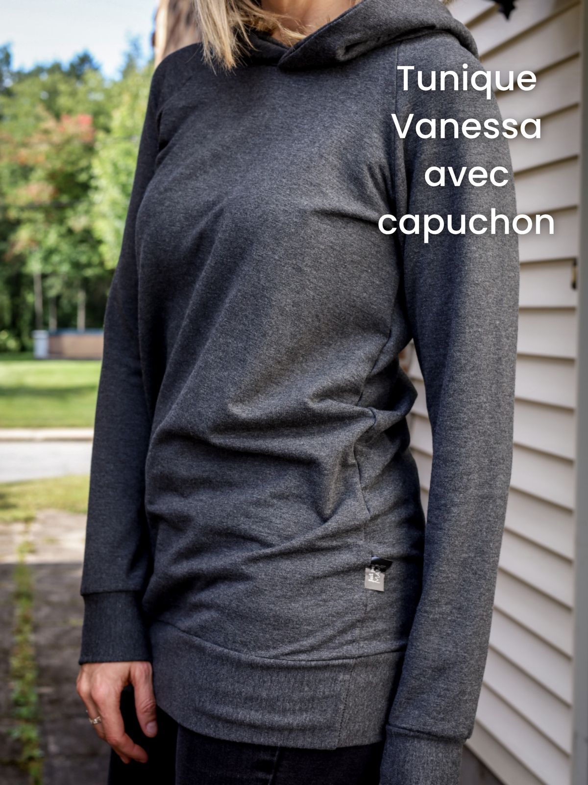 PRÉCOMMANDE - Tunique Vanessa - French terry de bambou