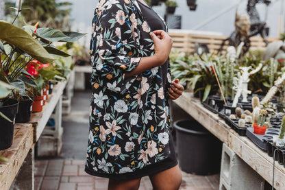 Kimono Émilie - Court - Fleur Printanière